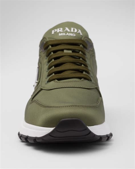 prada nylon tech trainer sneakers|Military Green Prax 01 Re.